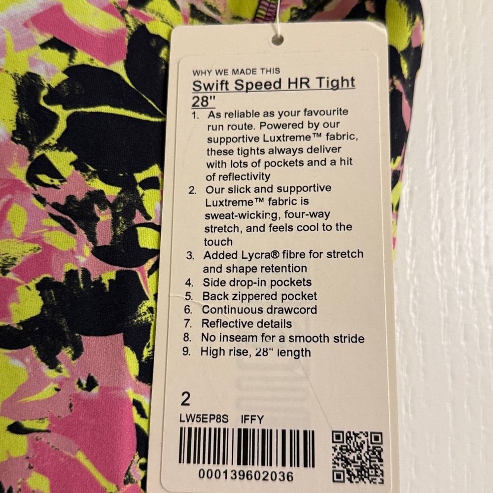 Lululemon Floral Leggings - Picture 4 of 14